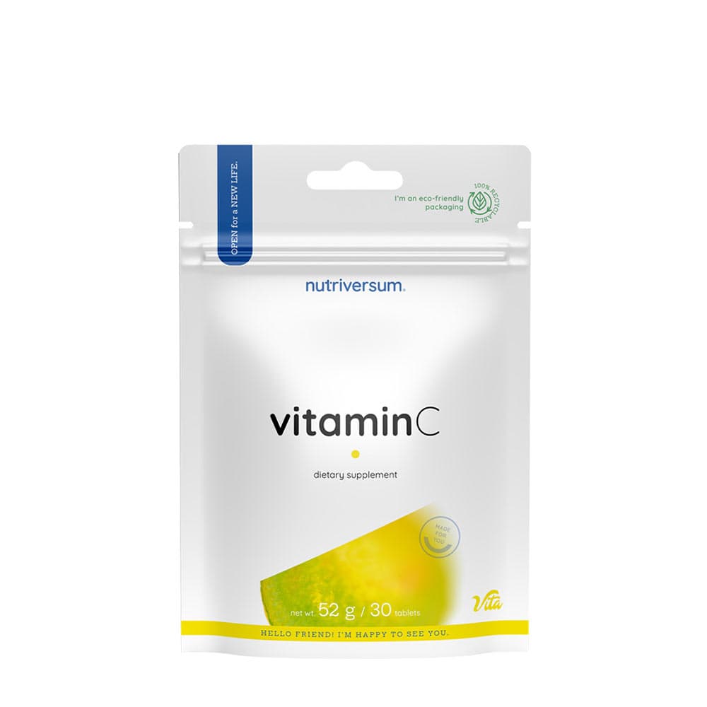 Nutriversum - Vitamin C - 52g / 30 Tabs – Nutriversum förpackning