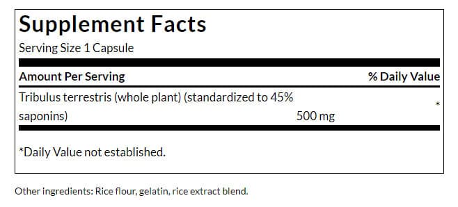 Swanson - Tribulus Terrestris Extract - 60 Caps