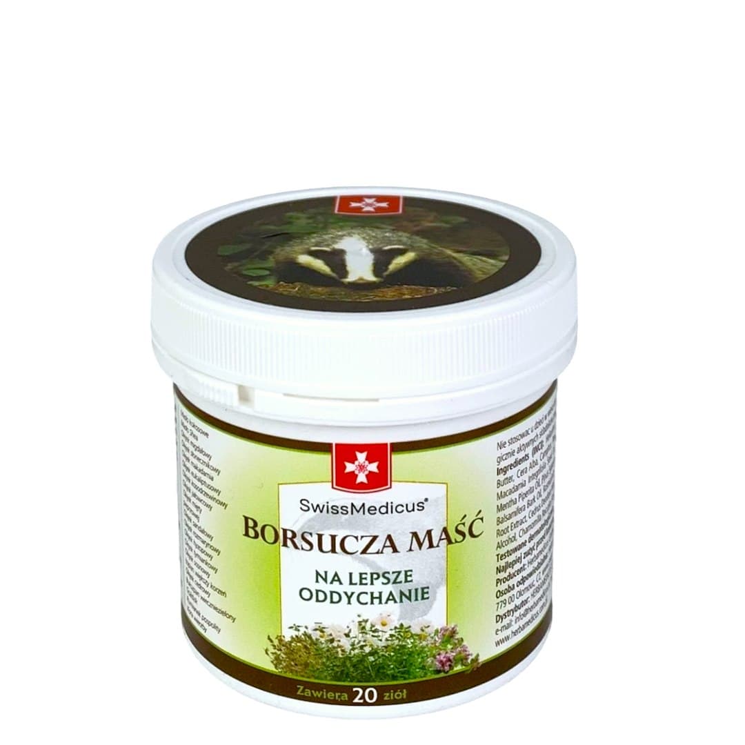 Swissmedicus - Badger Ointment - 125ml – SwissMedicus förpackning