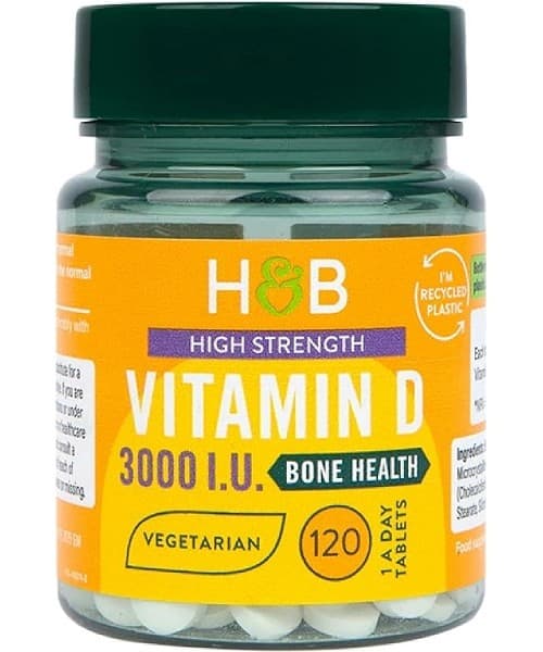 Holland & Barrett - High Strength Vitamin D - 120 Tabs