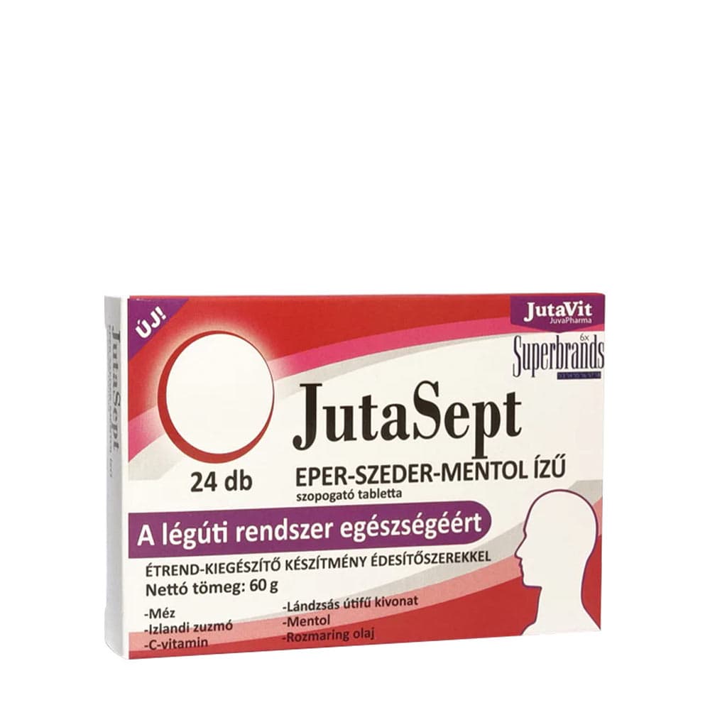 Jutavit - Strawberry Blackberry Menthol - 24 Lozenges
