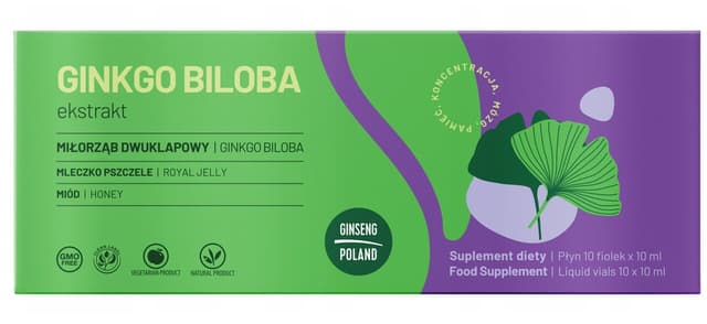 Ginseng Poland - Ginkgo Biloba Extract - 10 x 10ml – Ginseng Poland