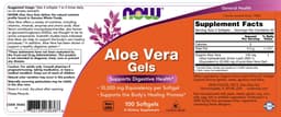 NOW Foods - Aloe Vera 10,000 - 100 Sgels