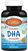 Carlson Labs - Kids Gummies DHA, 100mg Orange - 120 Sgels