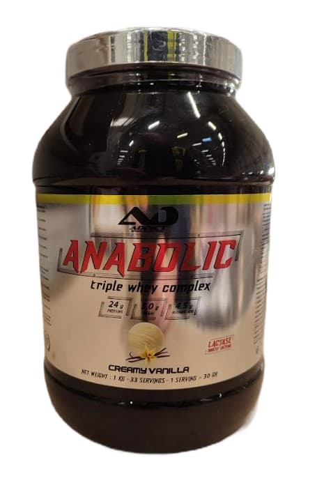 Addict Sport Nutrition - Anabolic Triple Whey Complex Creamy Vanilla - 1000g