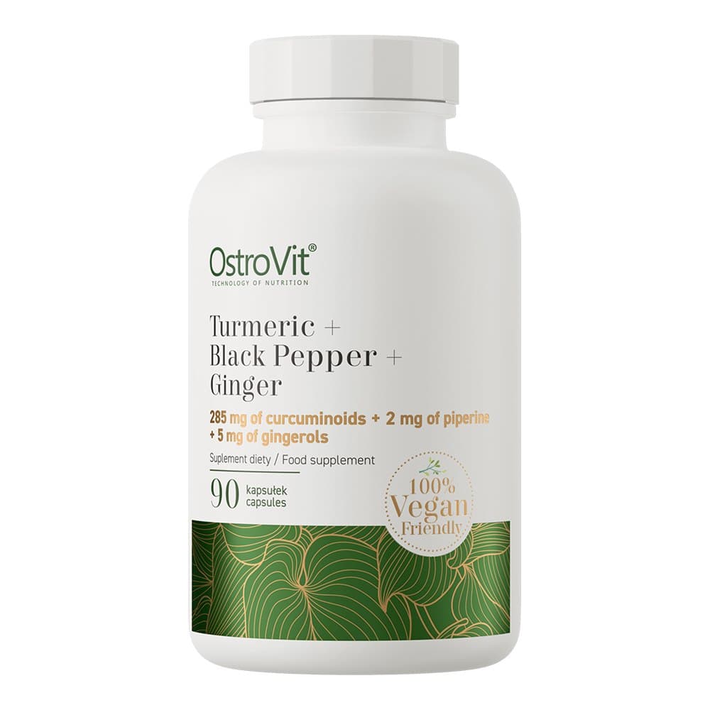 OstroVit - Turmeric + Black Pepper + Ginger – OstroVit förpackning