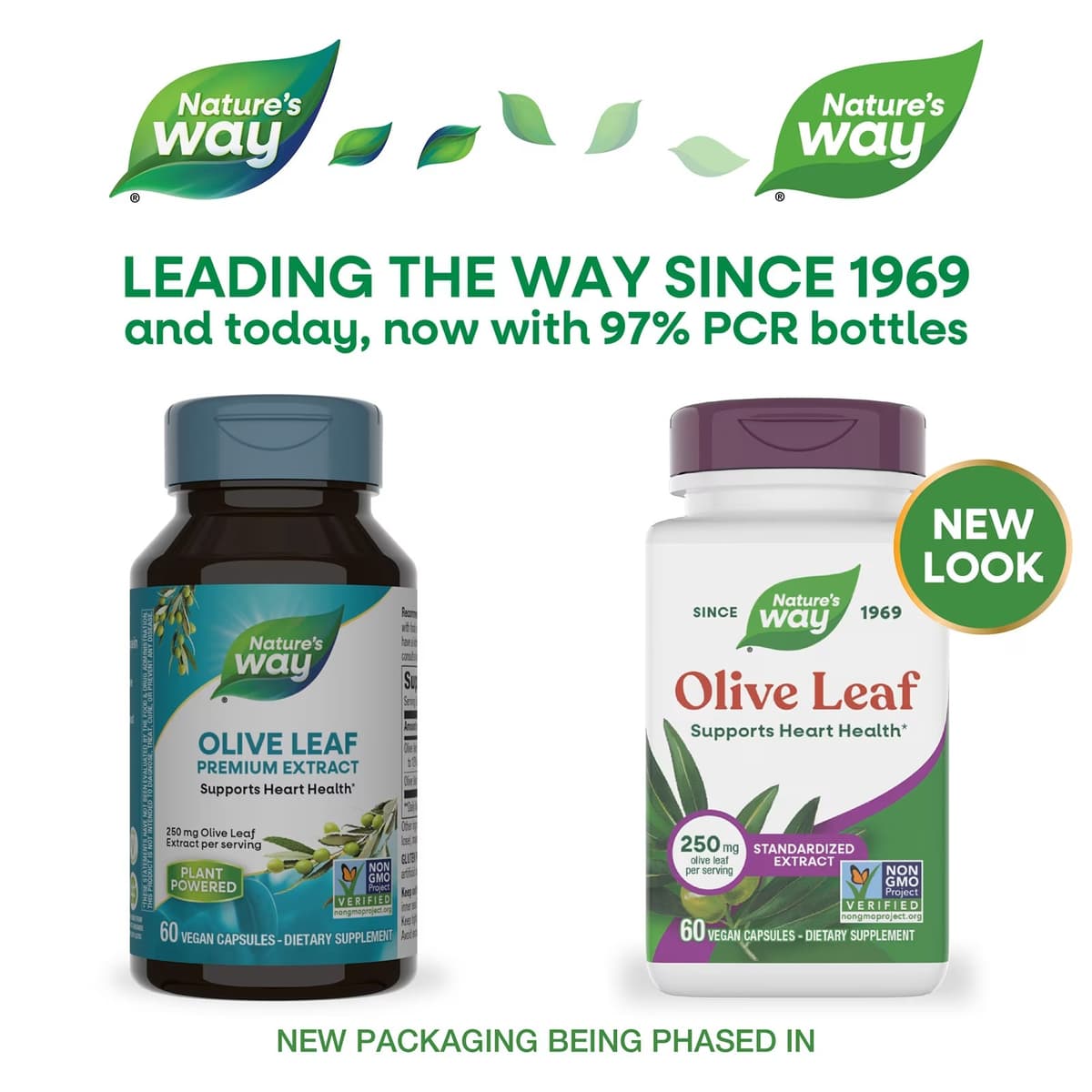 Nature's Way - Olive Leaf Premium Extract - 60 Caps