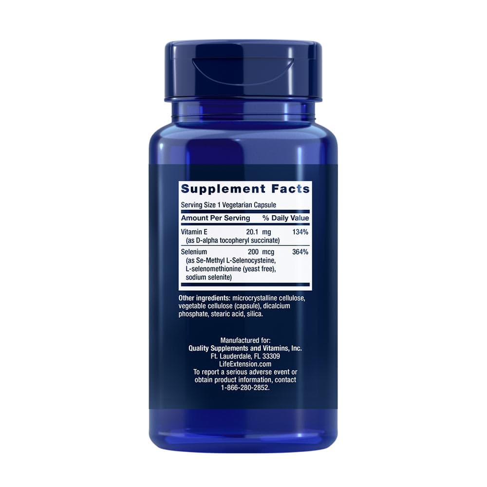 Life Extension - Super Selenium Complex & Vitamin E - 100 Vcaps