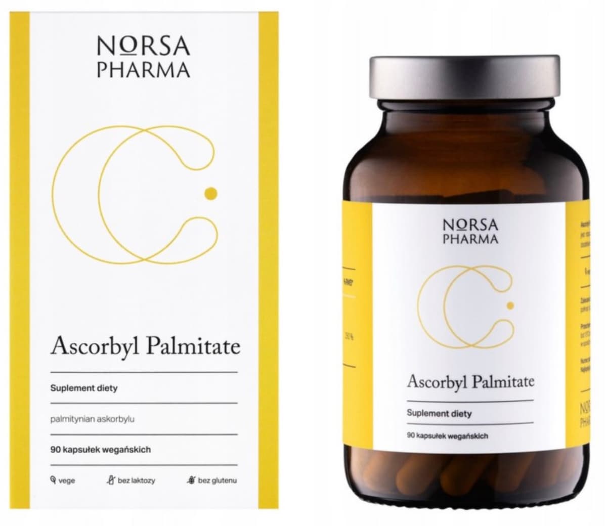 Norsa Pharma - Ascorbyl Palmitate - 90 Caps – Norsa Pharma förpackning
