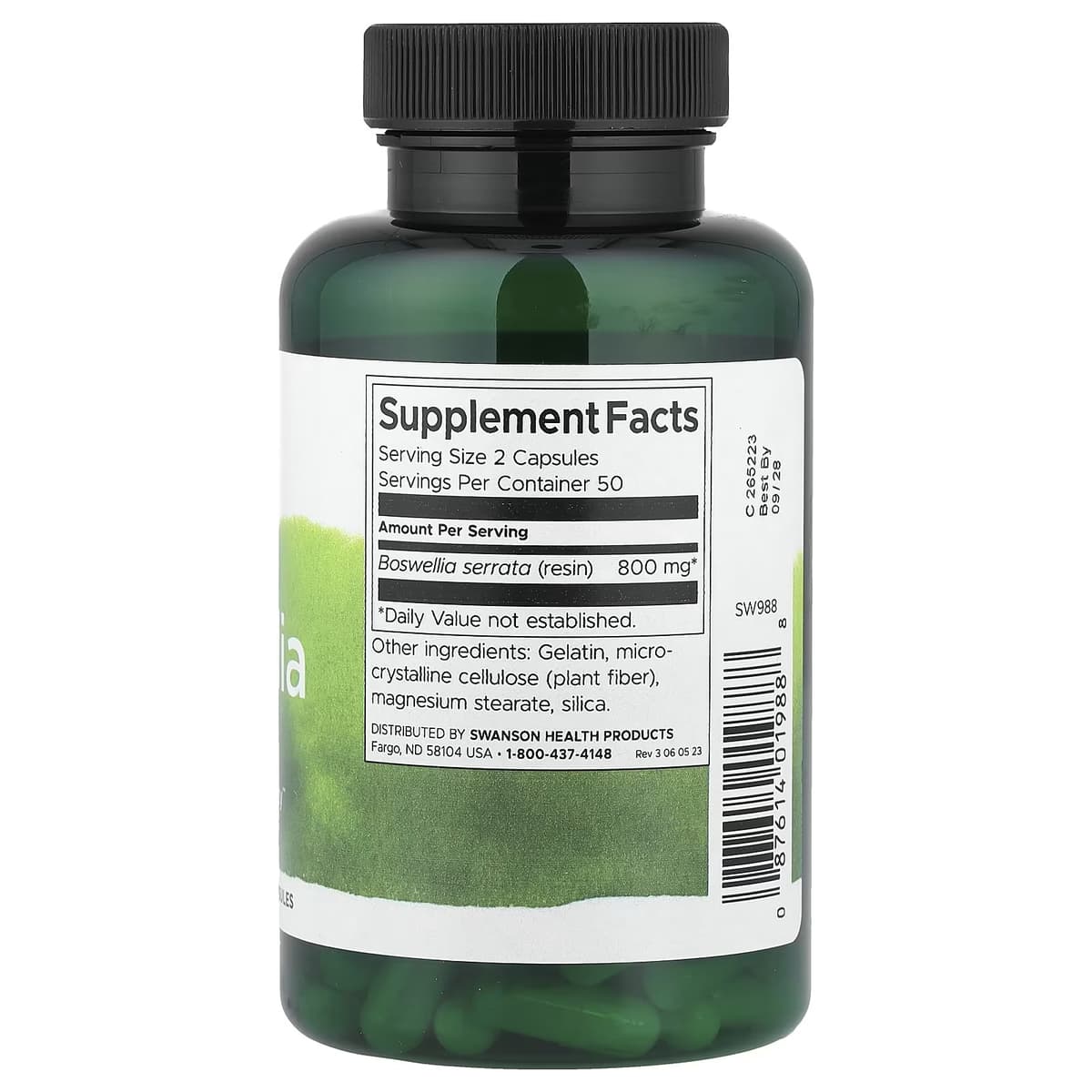 Swanson - Boswellia - 100 Kapselia