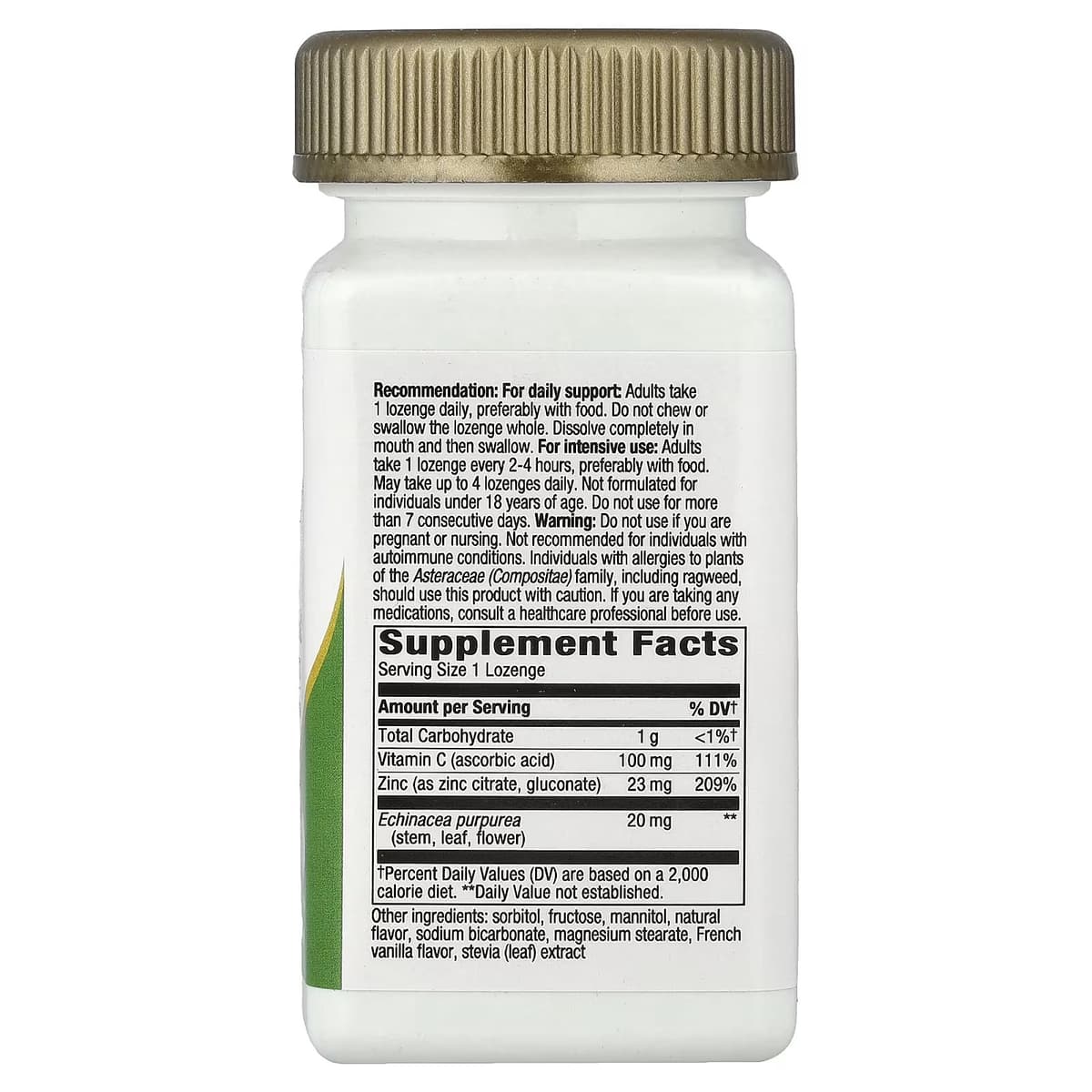 Nature'S Way - Zinc Lozenges (Wild Berry - 60 Tabs)