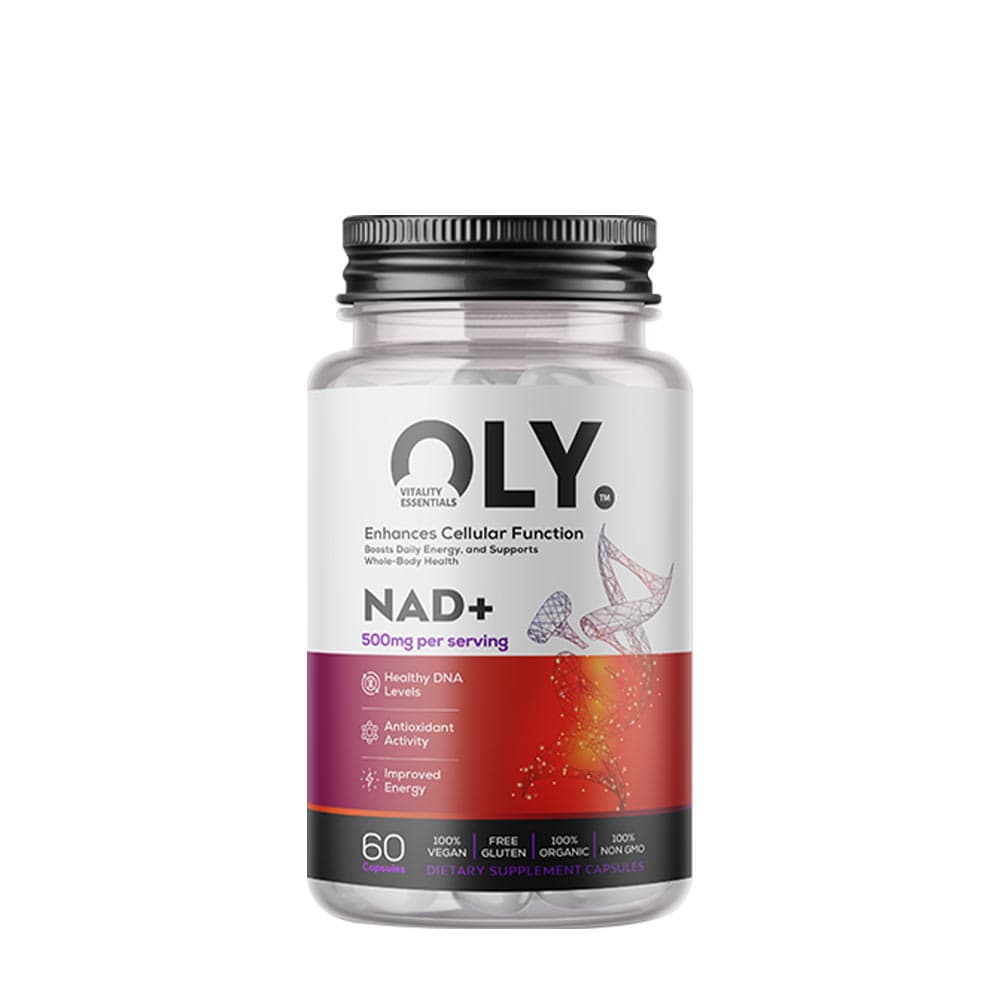Oly - NAD+ 500 mg - 60 kapselia – Oly packaging