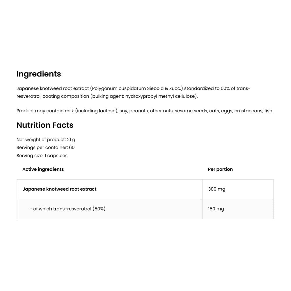 Ostrovit - Resveratrol - 60 Caps