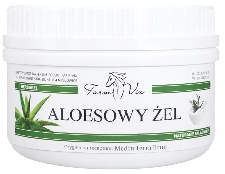Farm Vix - Aloe Gel - 350g – Farm Vix förpackning