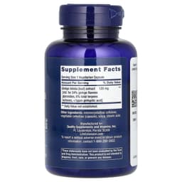 Life Extension - Ginkgo Biloba Certified Extract - 365 Vcaps