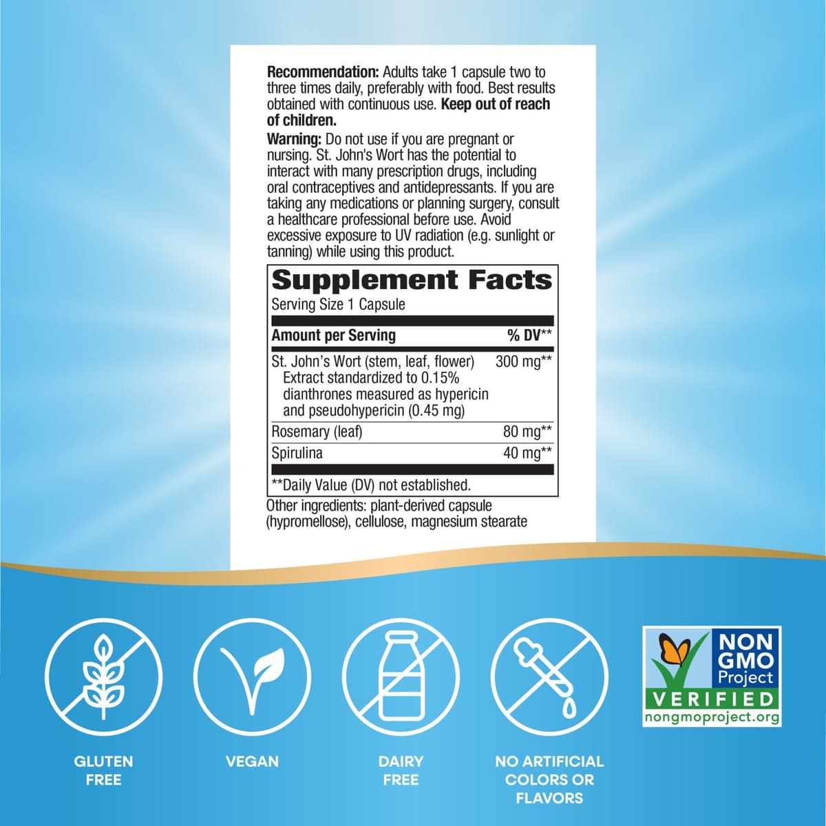 Nature'S Way - St. John'S Wort Premium Extract - 90 Caps
