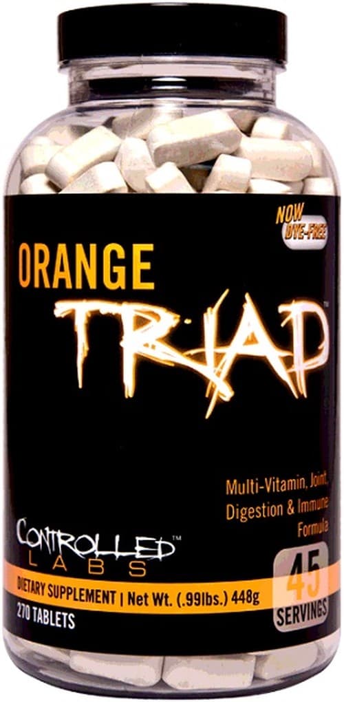 Controlled Labs - Orange Triad - Training Support – Controlled Labs förpackning