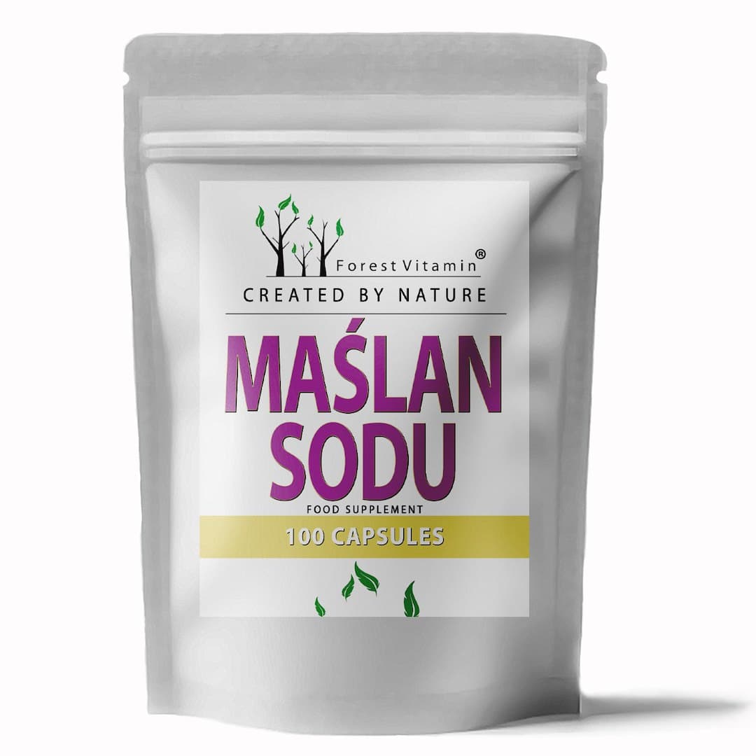 Forest Vitamin - Sodium Butyrate - 100 Caps – Forest Vitamin förpackning
