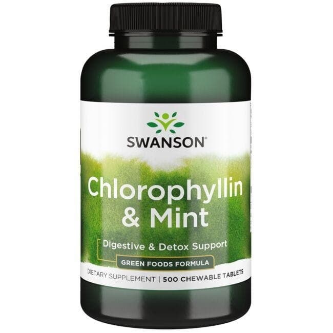 Swanson - Chlorophyllin & Mint - 500 Tabs