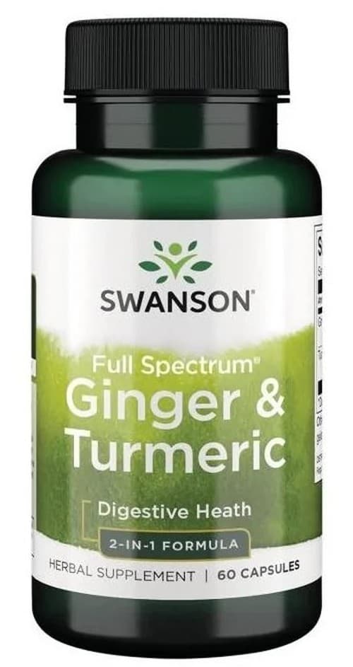 Swanson - Ginger & Turmeric - 60 Caps
