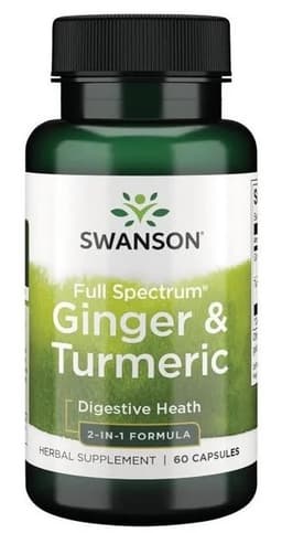 Swanson - Ginger & Turmeric - 60 Caps