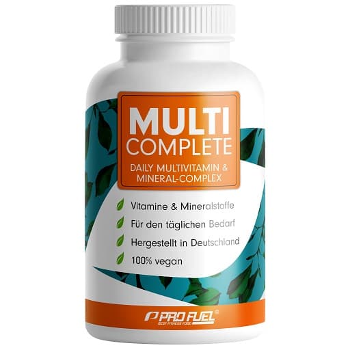 Profuel - MULTI COMPLETE multivitamin- og mineralkompleks - 180 kapsler – Profuel emballage