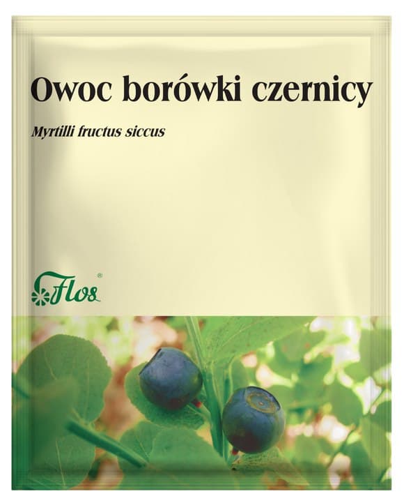 Flos - Bilberry Fruit 50g – Flos förpackning