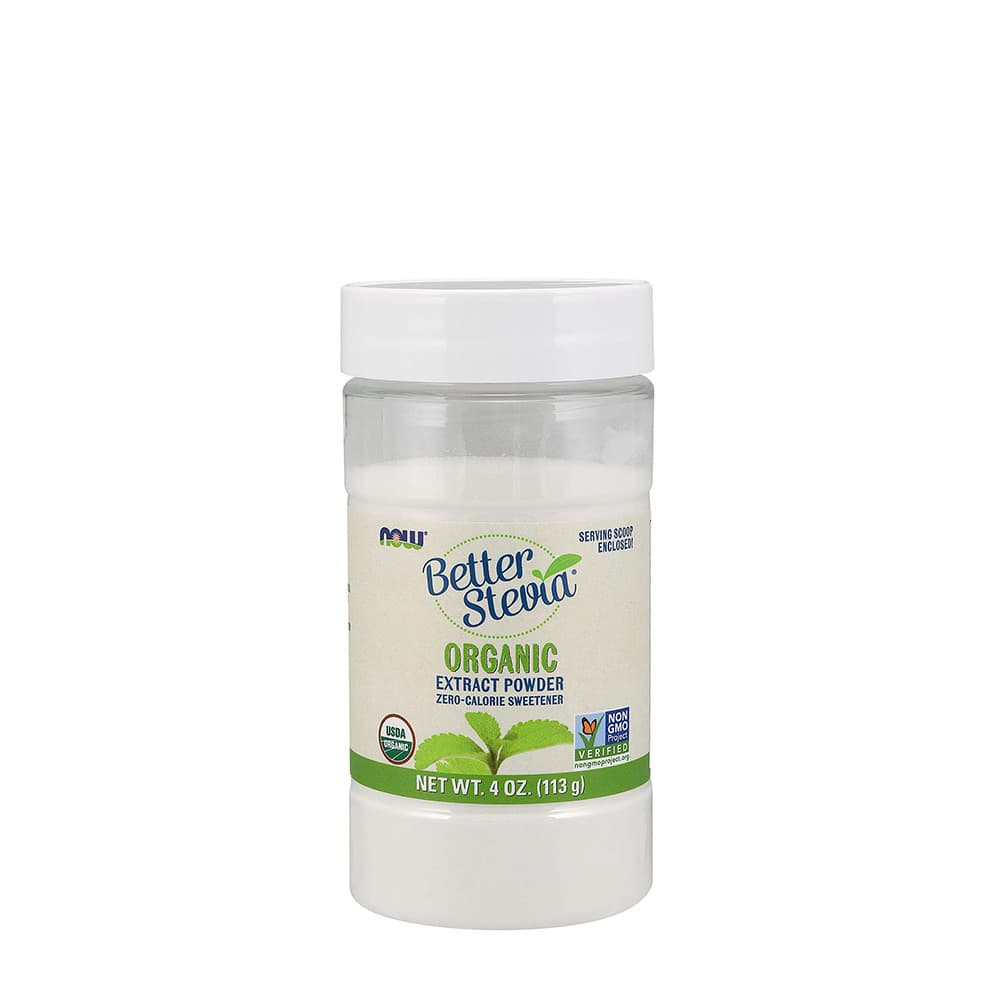 NOW Foods - Betterstevia® - 113g – NOW Foods förpackning