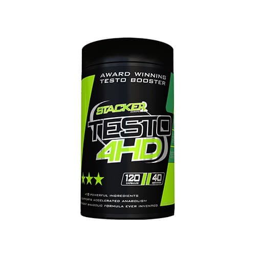 Stacker2 Europe - Testo 4Hd - 120 Vcaps – Stacker2 förpackning