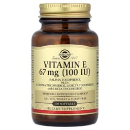 Solgar - Naturally Sourced Vitamin E - 100 Sgels
