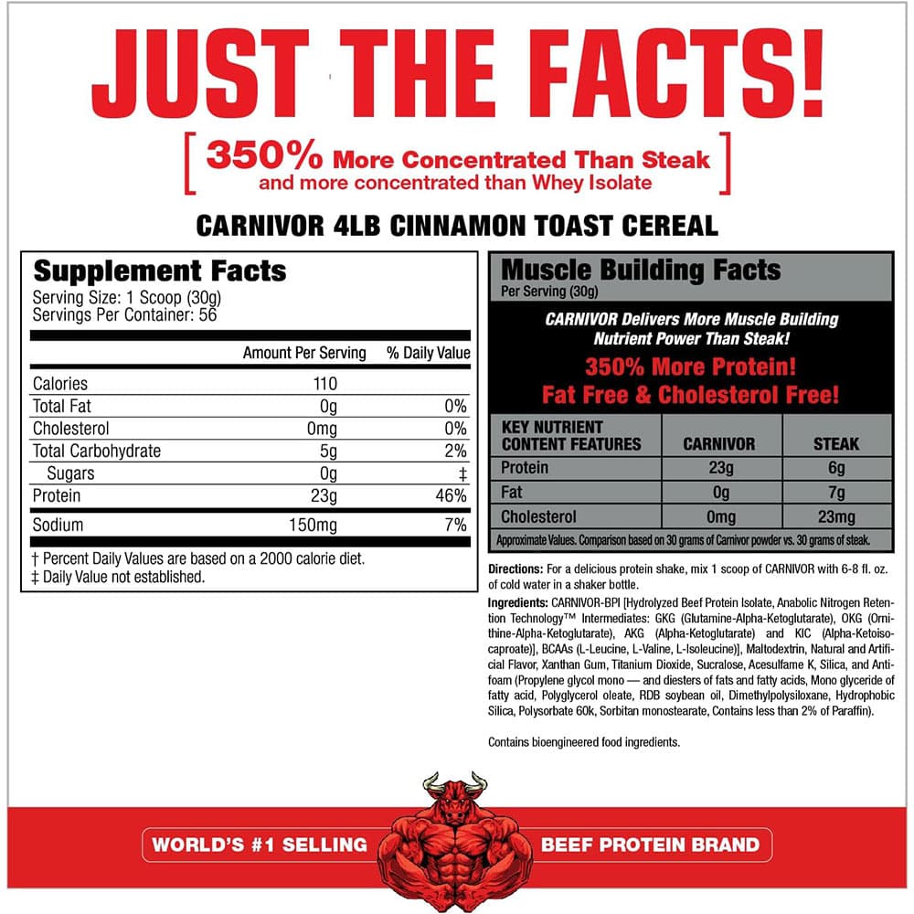 MuscleMeds - Cinnamon Toast Cereal - 56 Servings - 1680g