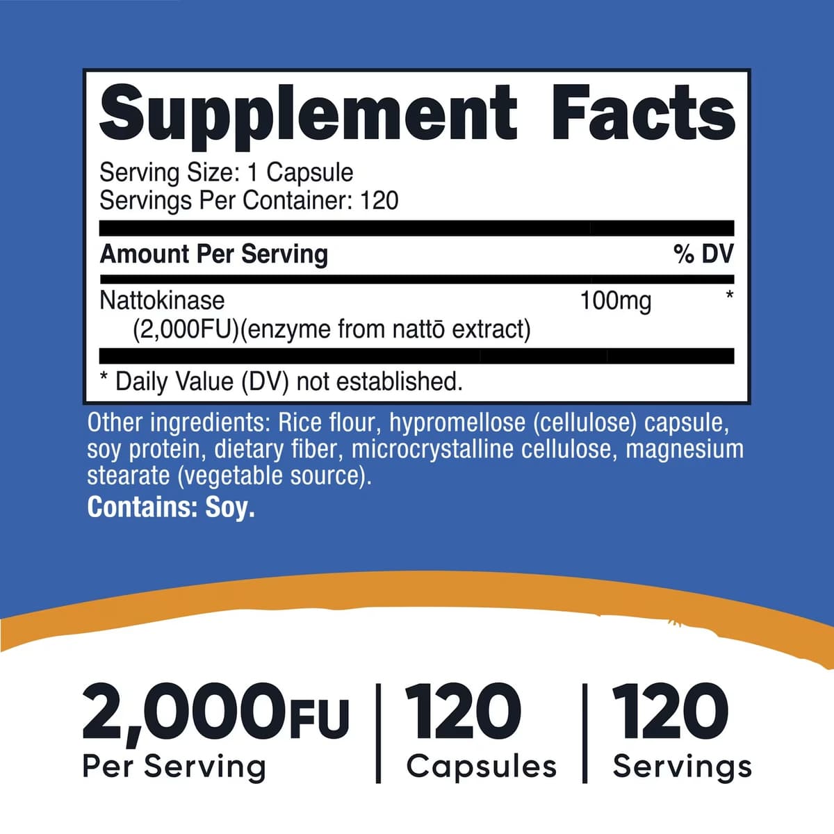 Nutricost - Nattokinase - 120 Caps