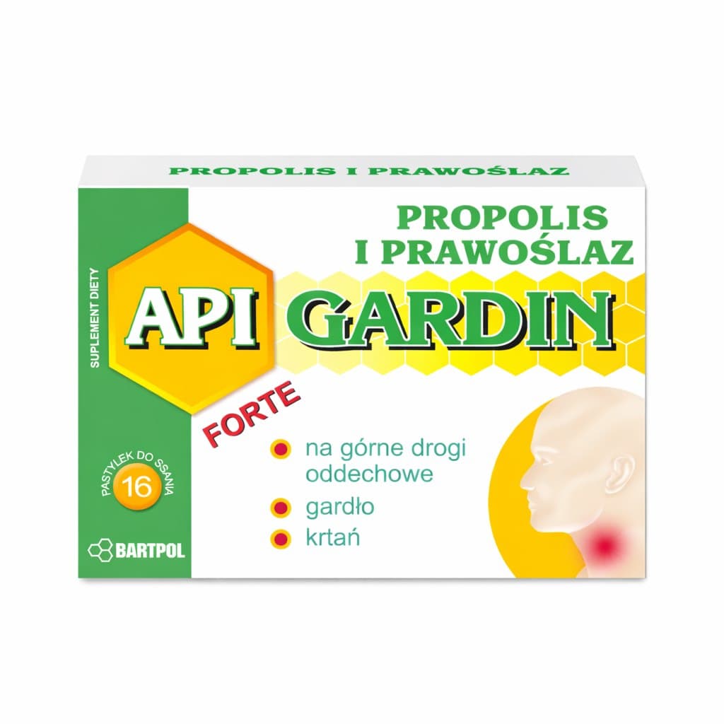 Bartpol - Propolis & Echinacea Lozenges - 16 pastilles/lozenges – Bartpol förpackning