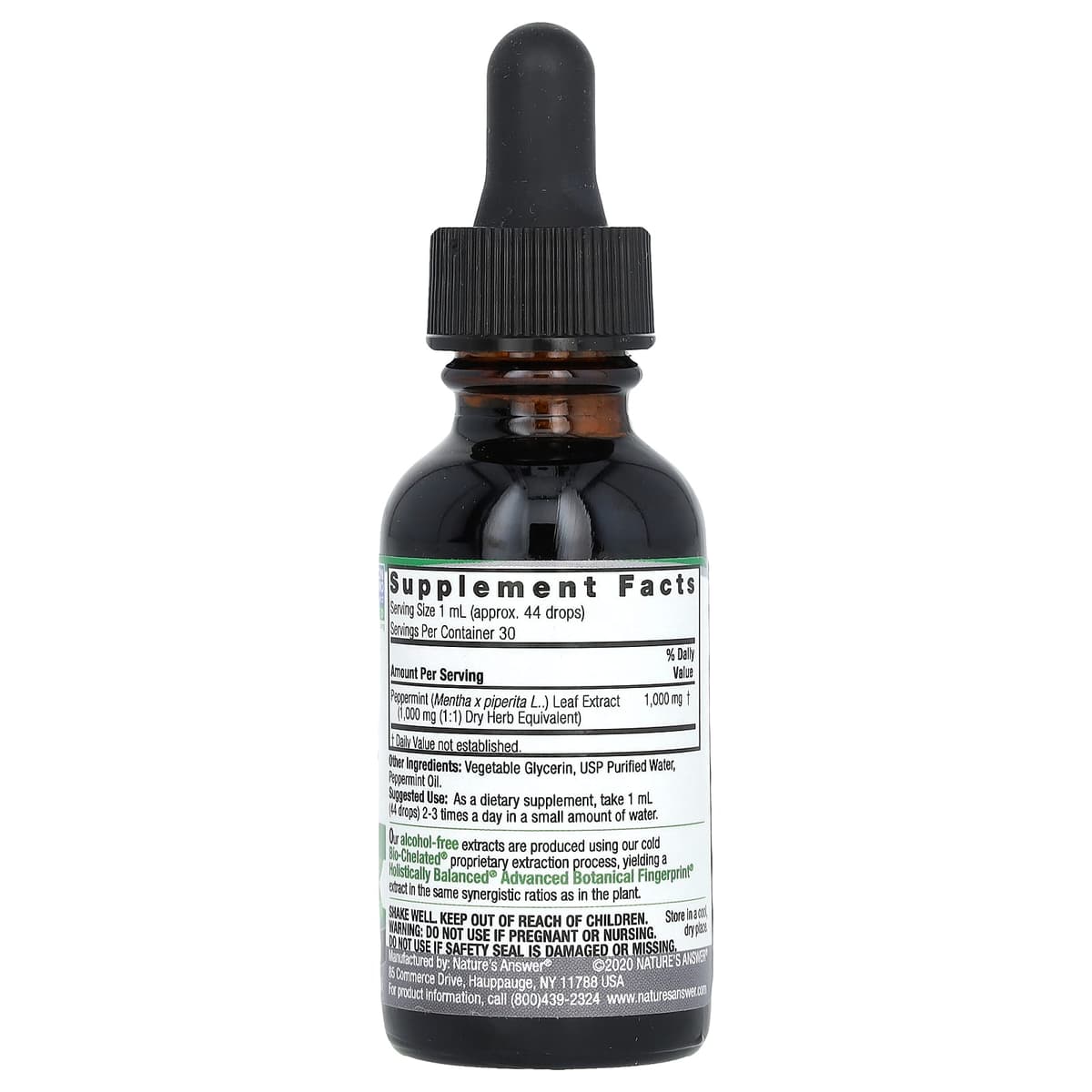Nature's Answer - Peppermint Leaf Fluid Extract - 30ml