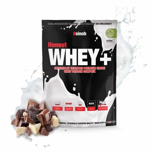 Sinob - Honest Whey+ – Sinob förpackning