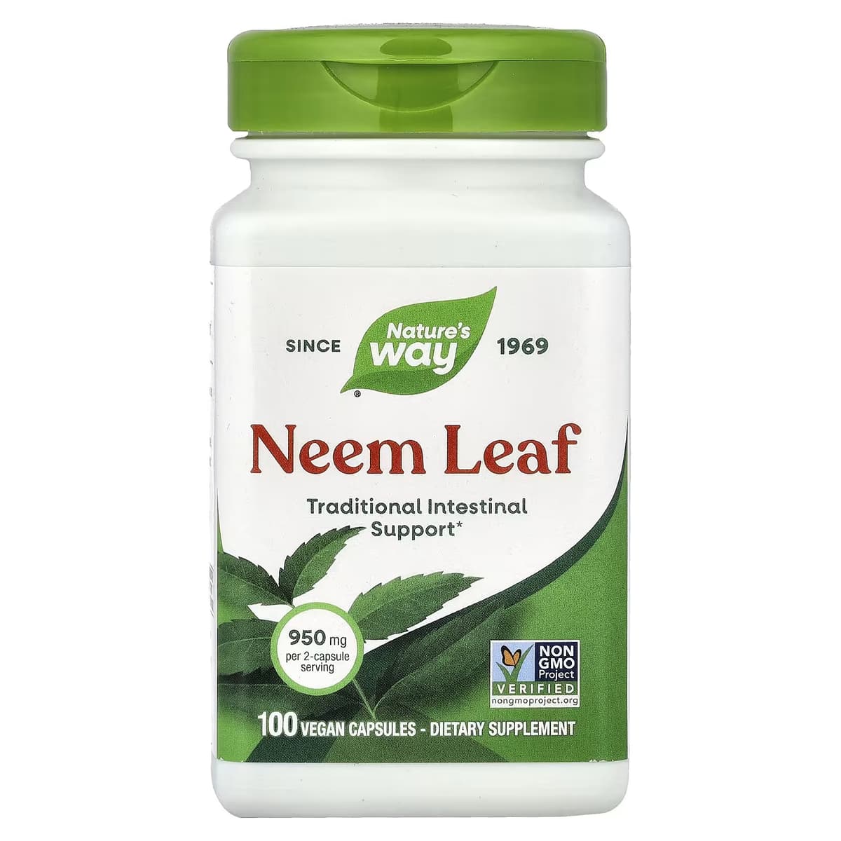 Nature'S Way - Neem Leaf - 100 Caps