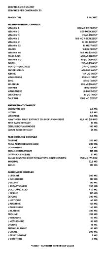Kevin Levrone - Anabolic VITA PAK - 30 portioner, 1,2 kg