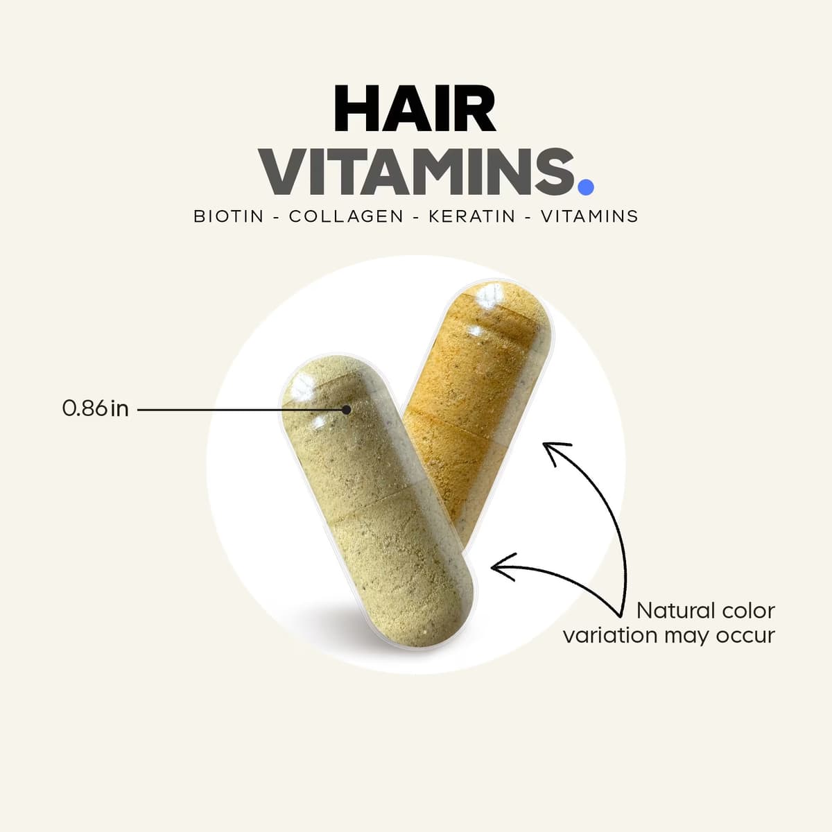 Codeage Hair Vitamins - 120 Vcaps - 120 Vegetable Caps