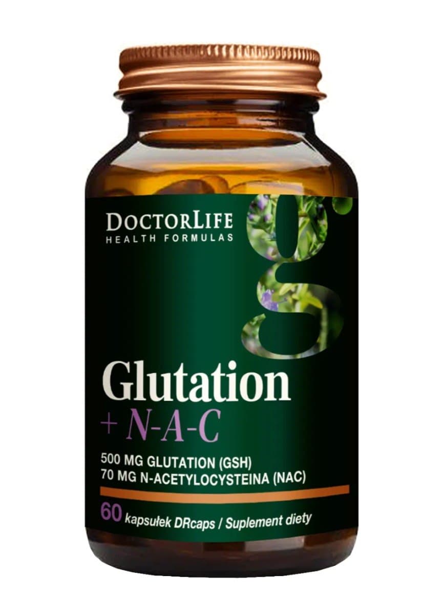 Doctor Life - Glutation + NAC - 60 Caps – Doctor Life förpackning
