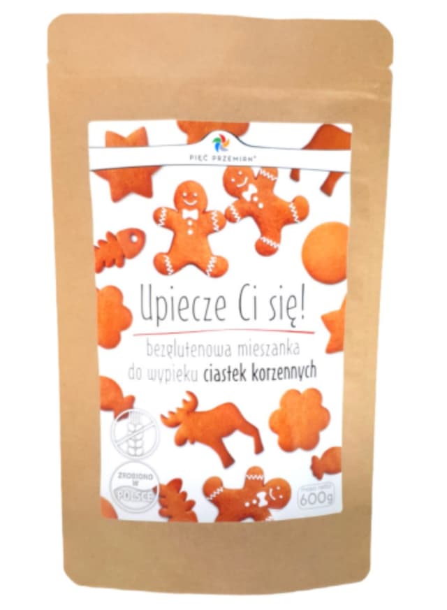 Pięć Przemian - Gingerbread Cookie Mix Gluten-Free 600g – Pięć Przemian