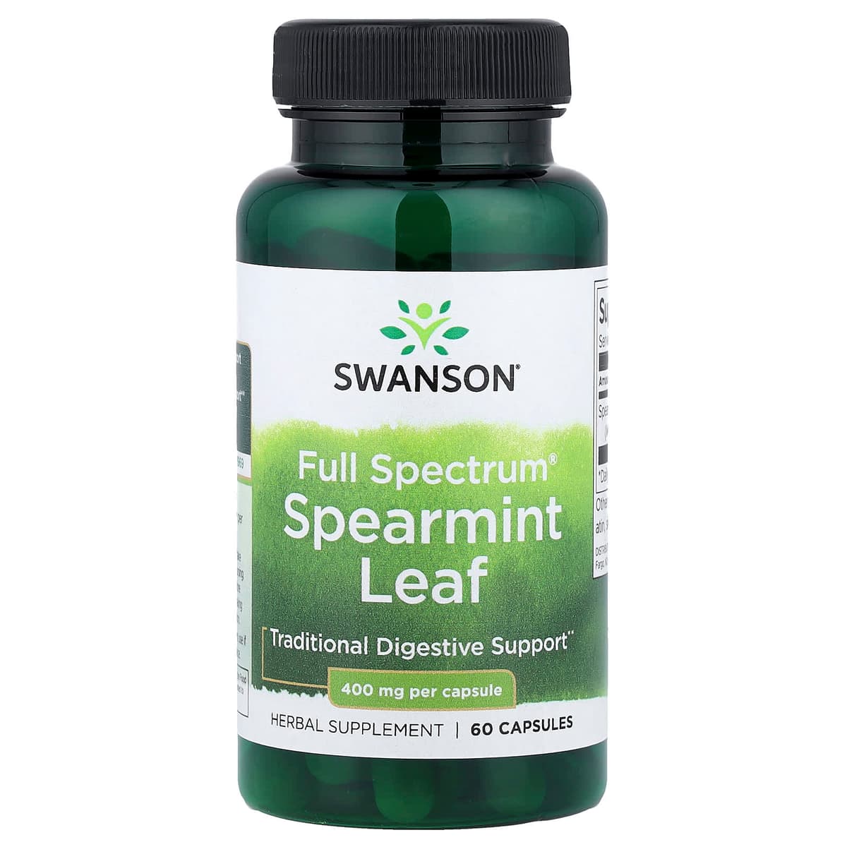 Swanson - Full Spectrum Spearmint Leaf - 400mg, 60 Caps