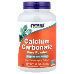 NOW Foods - Calcium Carbonate Pure Powder - 340g