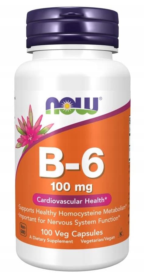 NOW Foods - Vitamin B-6 – NOW Foods emballage