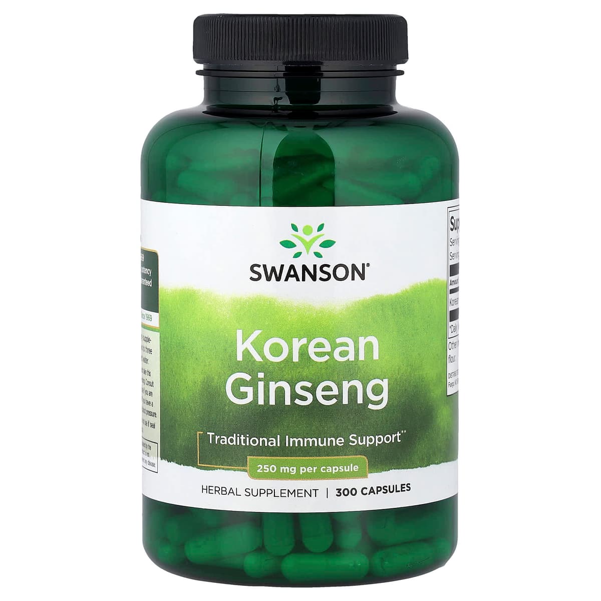 Swanson - Korean Ginseng - 300 Capsules