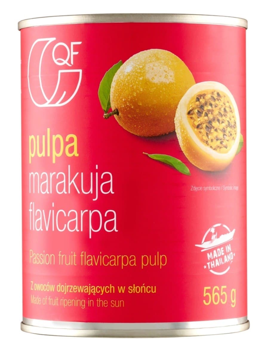 QF - Pulpa z marakui 565 g – QF förpackning