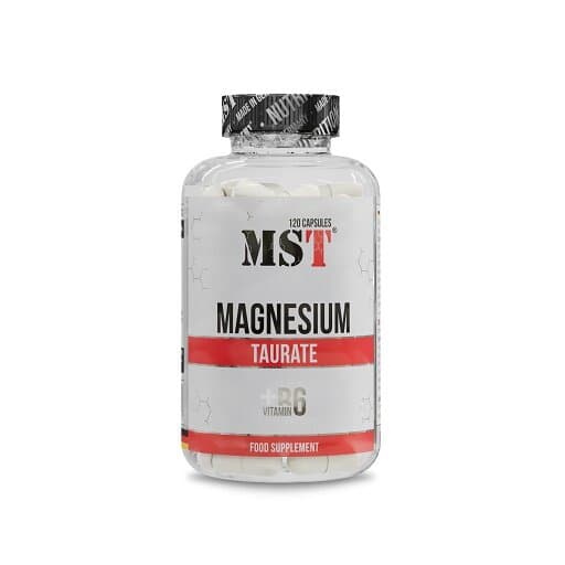 MST - Magnesiumtaurat med vitamin B6 - 120 kapslar – MST förpackning