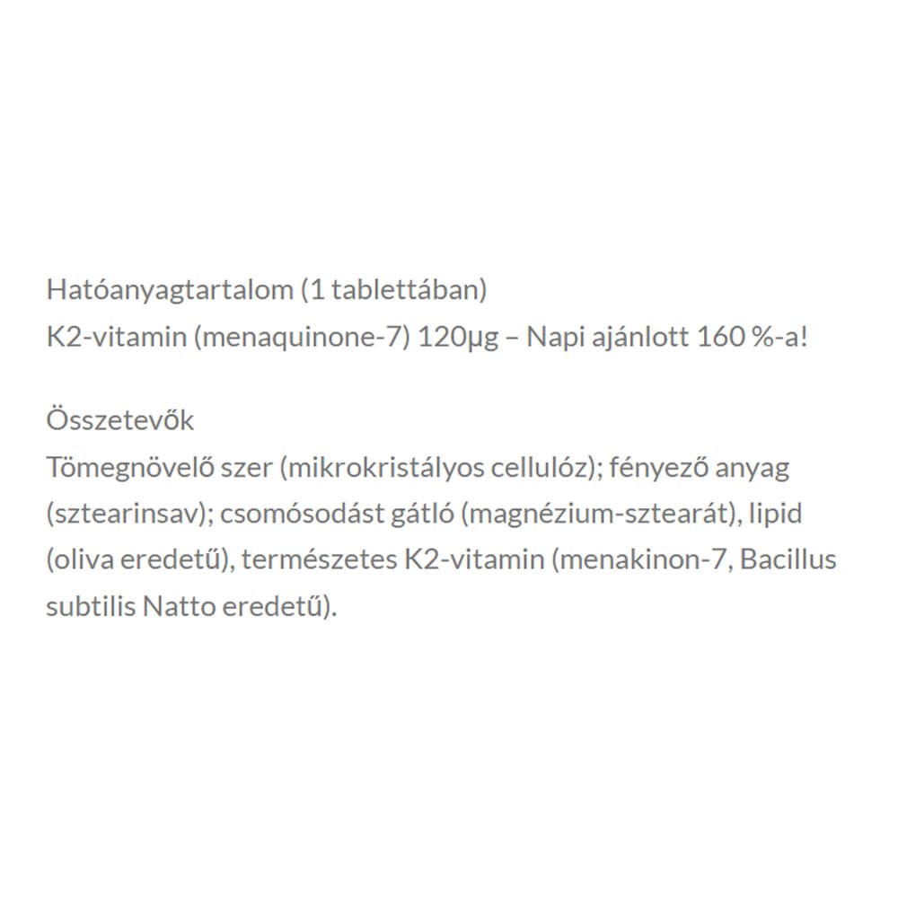 Jutavit - Vitamin K2 - 120mcg - 60 Tabs