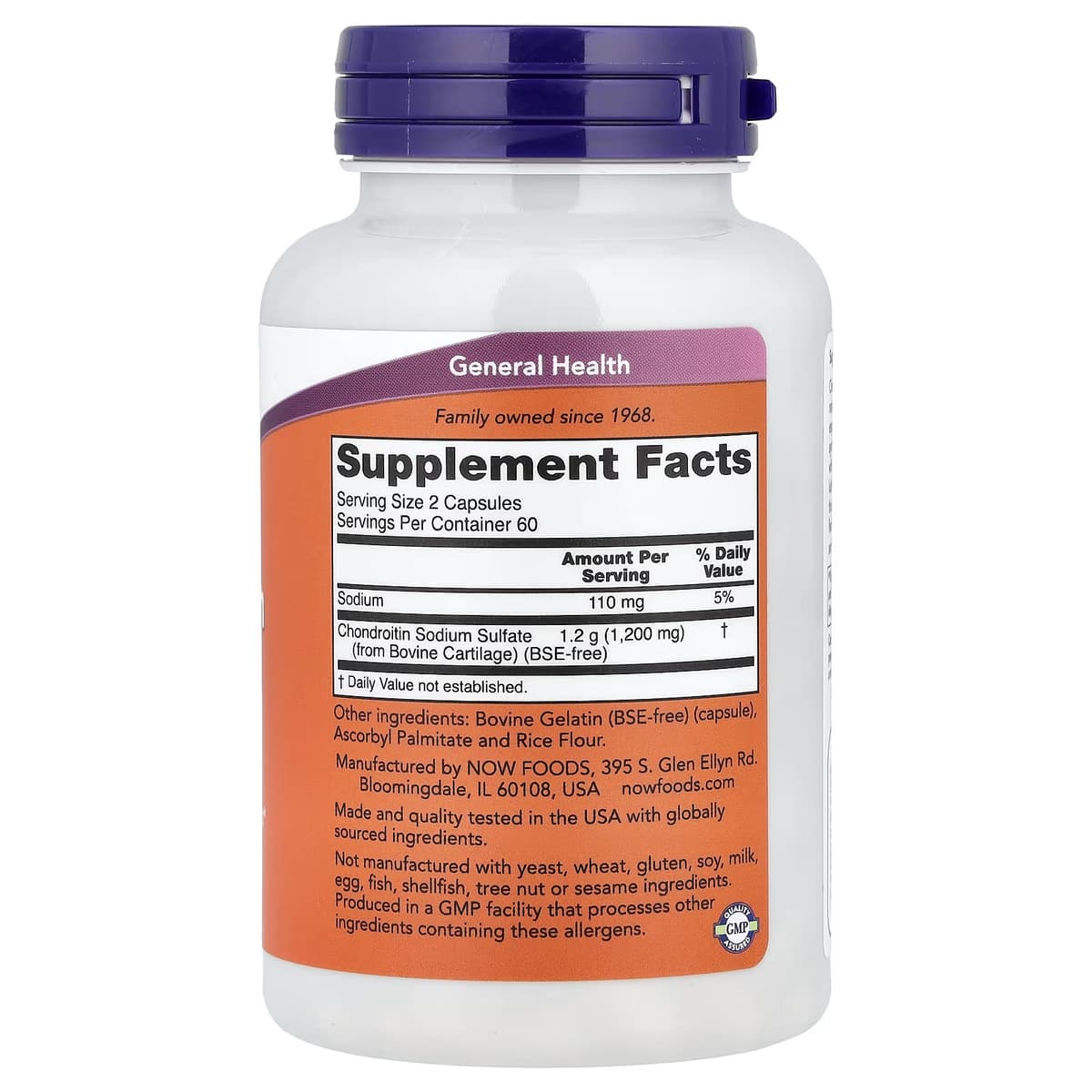 NOW Foods - Chondroitin Sulfate - 120 Caps