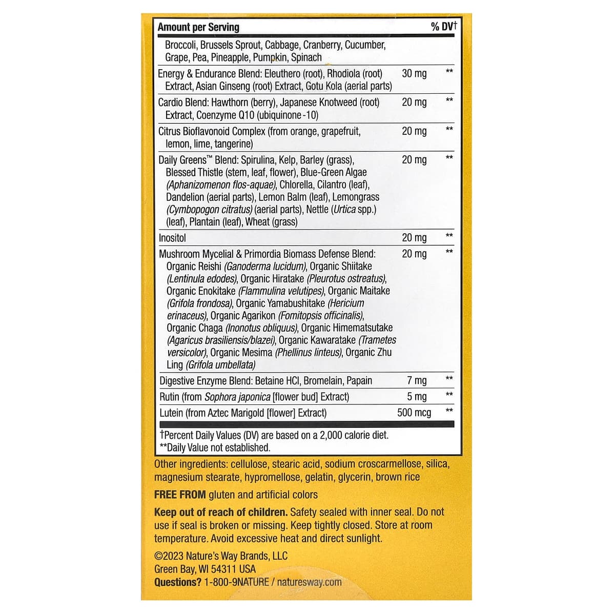 Nature'S Way - Multivitamin - 60 Tabs