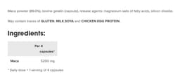 IronMaxx - Maca Origin - 1300mg, 60 kapsler